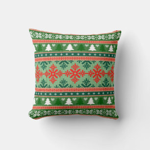 Christmas Knitting Pattern Cushion