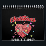 Christmas Knitting Team Heart Yarn Crochet Calendar<br><div class="desc">Christmas Knitting Team Heart Yarn Crochet ! A meaningful gift for those who love embroidery,  sewing! A meaningful gift for the embroidery women in your home! Love grandma,  love mum,  love sister,  lover aunt !! They will definitely love these gifts!</div>