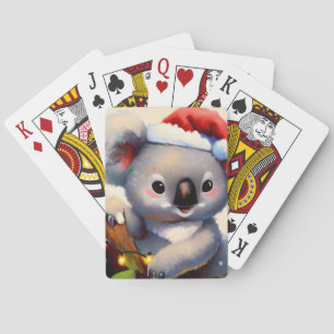 Christmas Koala (2) Playing Cards