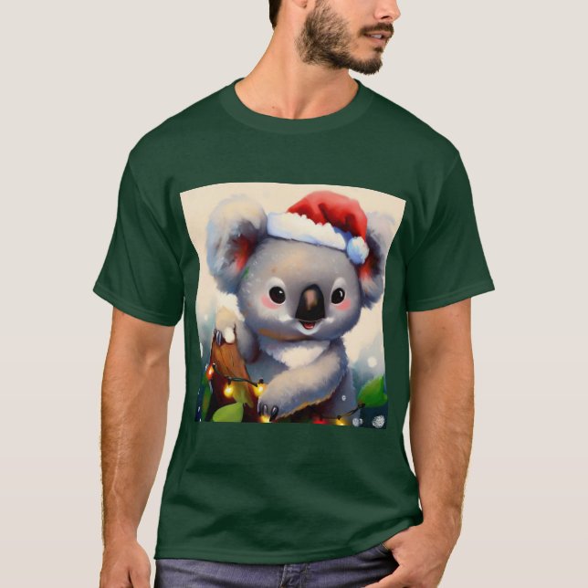 Christmas Koala 2 T-Shirt (Front)