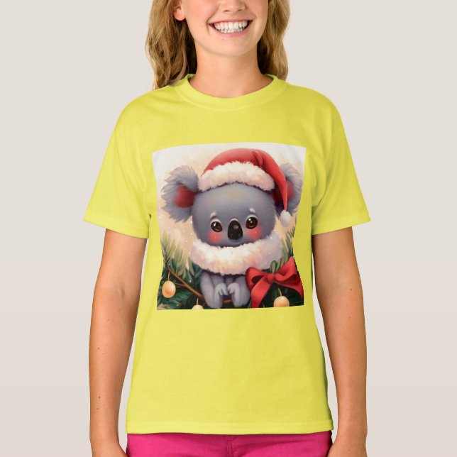 Christmas Koala 4 T-Shirt (Front)
