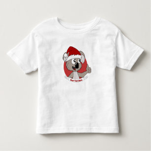 Christmas  koala cartoon  toddler T-Shirt