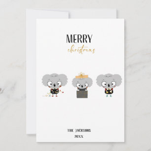 Christmas Koalas Holiday Card