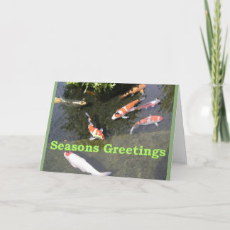 Christmas Koi Holiday Card