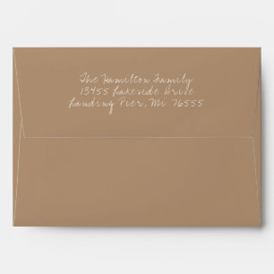 Christmas Kraft Colour Holiday Envelope