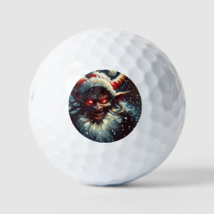 Christmas Krampus (1) Golf Balls