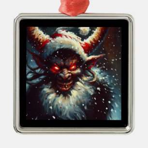 Christmas Krampus 1 Metal Tree Decoration