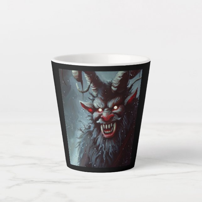 Christmas Krampus 2 Latte Mug (Front)
