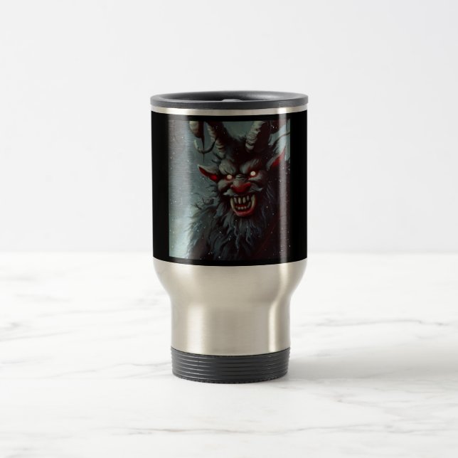 Christmas Krampus 2 Travel Mug (Center)