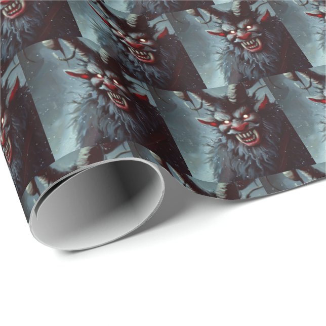 Christmas Krampus 2 Wrapping Paper (Roll Corner)