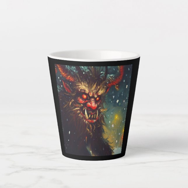 Christmas Krampus 4 Latte Mug (Front)