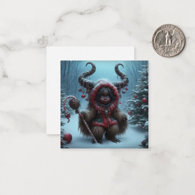 Christmas Krampus Card (Front/Back In Situ)