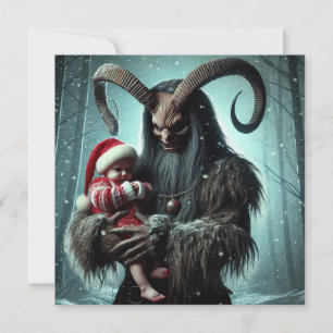 Christmas Krampus Holiday Card