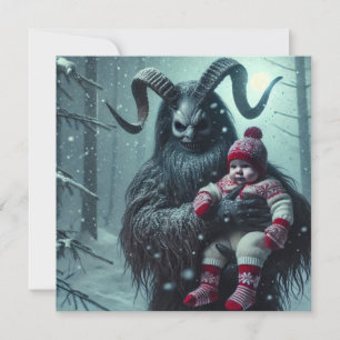 Christmas Krampus Holiday Card