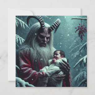 Christmas Krampus Holiday Card