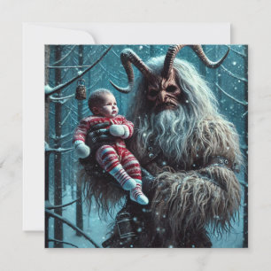 Christmas Krampus Holiday Card
