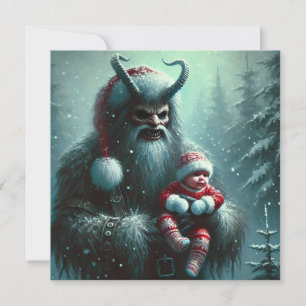 Christmas Krampus Holiday Card