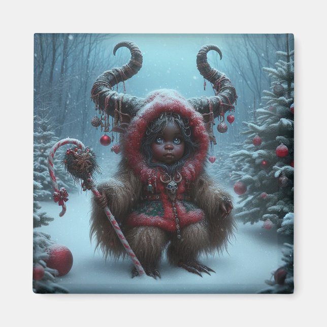 Christmas Krampus Magnet  (Front)