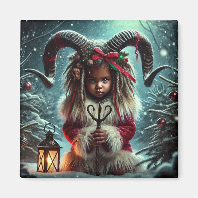 Christmas Krampus Magnet  (Front)