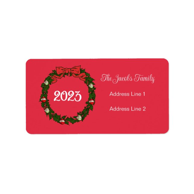 Christmas Label (Front)