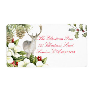 Christmas label