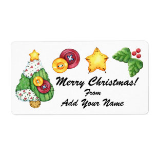 Christmas Label - SRF