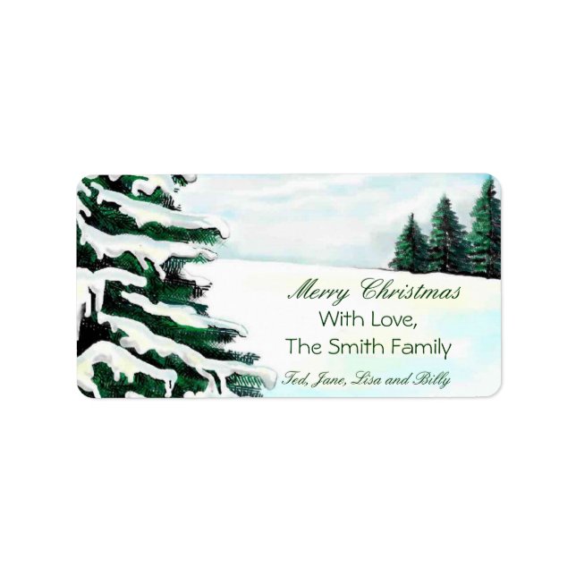 Christmas Labels (Front)