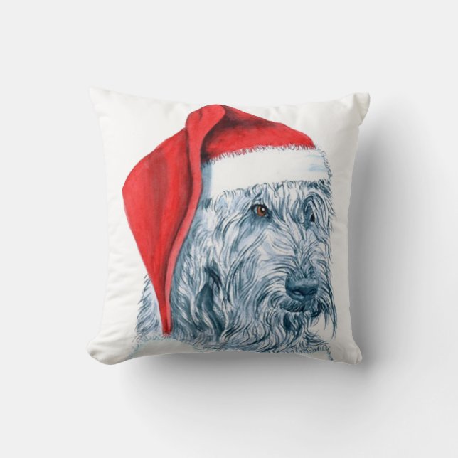 Christmas Labradoodle Cushion (Front)