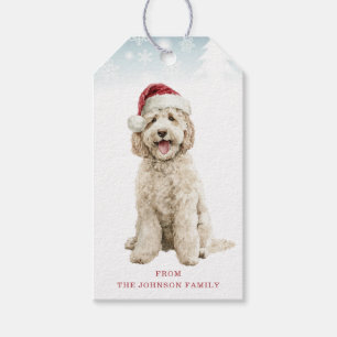 Christmas Labradoodle Gift Tags