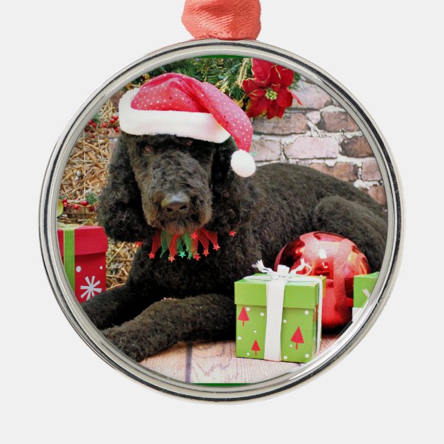 Christmas - LabraDoodle - Miller Metal Tree Decoration (Front)