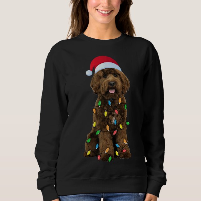 Christmas Labradoodle Sweatshirt (Front)