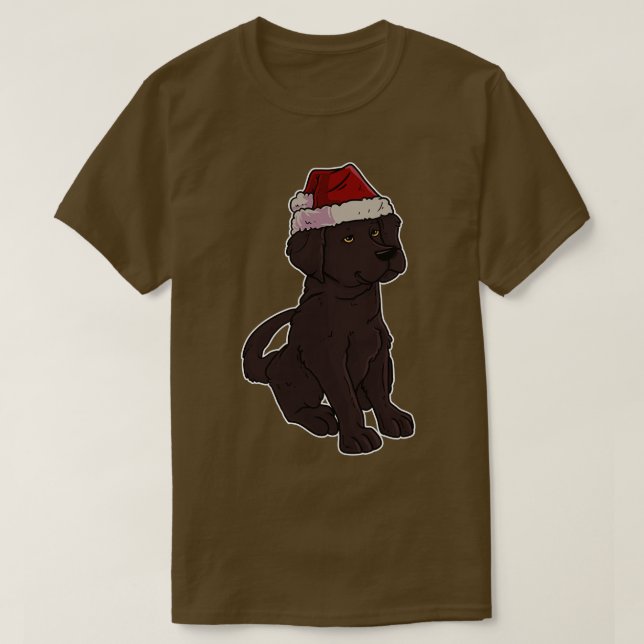 Christmas Labrador 1 T-Shirt (Design Front)
