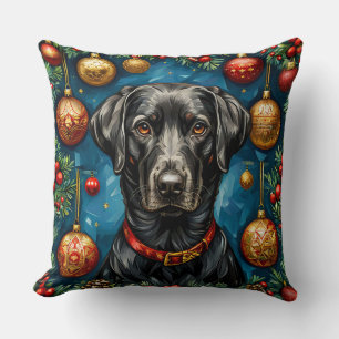 Christmas Labrador dog Cushion