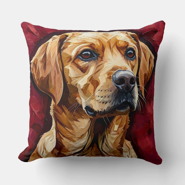 Christmas Labrador dog Cushion (Front)