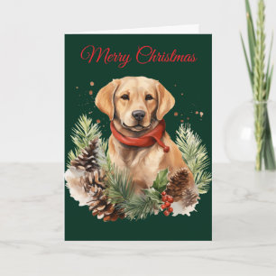 Christmas Labrador Holiday Card