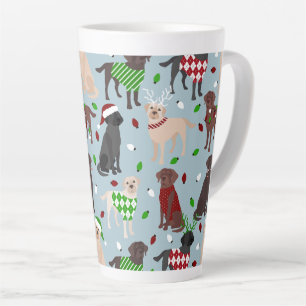 Christmas Labrador Retriever Latte Mug
