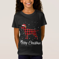 Christmas Labrador Retriever Red Plaid Dog Lover P