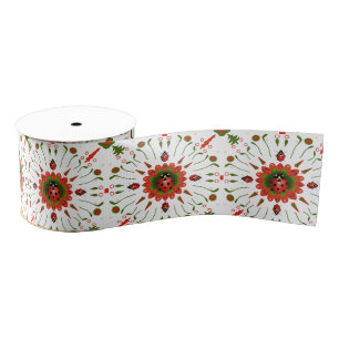 Christmas Ladybug Grosgrain Ribbon