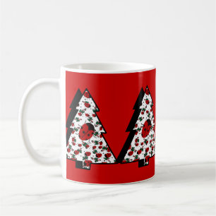CHRISTMAS LADYBUGS COFFEE MUG