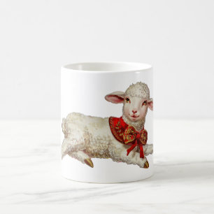 Christmas lamb  coffee mug