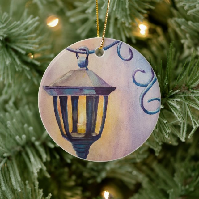 Christmas Lantern Ceramic Tree Decoration (Tree)