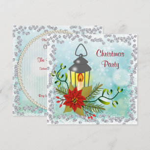Christmas Lantern Invitation