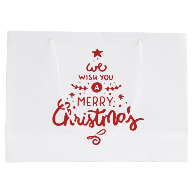 Christmas  large gift bag (Back)