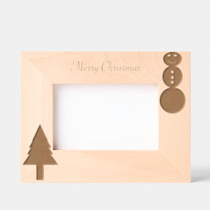 Christmas Laser Etched Picture Frame