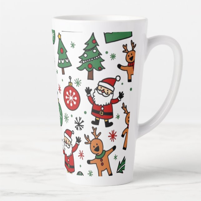 Christmas  latte mug (Right)