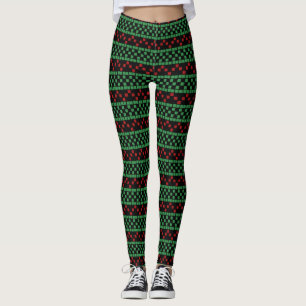 Christmas Leggings - Customisable Background Colou