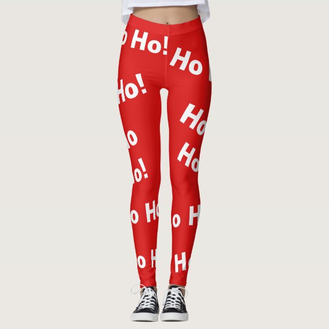 Christmas Leggings. Leggings (Front)