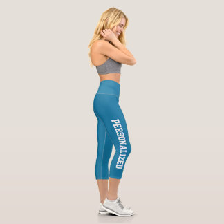 Christmas leggings personalised Waisted Capris
