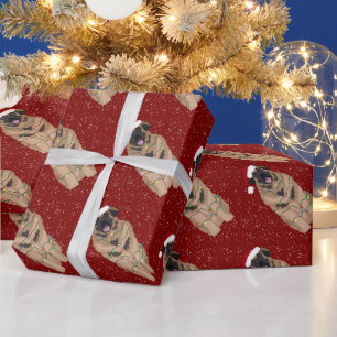 Christmas Leonberger Wrapping Paper