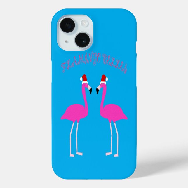 Christmas Lesbian Flamingos Flamingo Belles Case-Mate iPhone Case (Back)